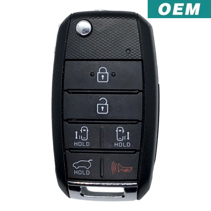 Kia Sedona 2015-2018 OEM 6 Button Flip Key FCC: TQ8-RKE-4F21 | 95430-A9300