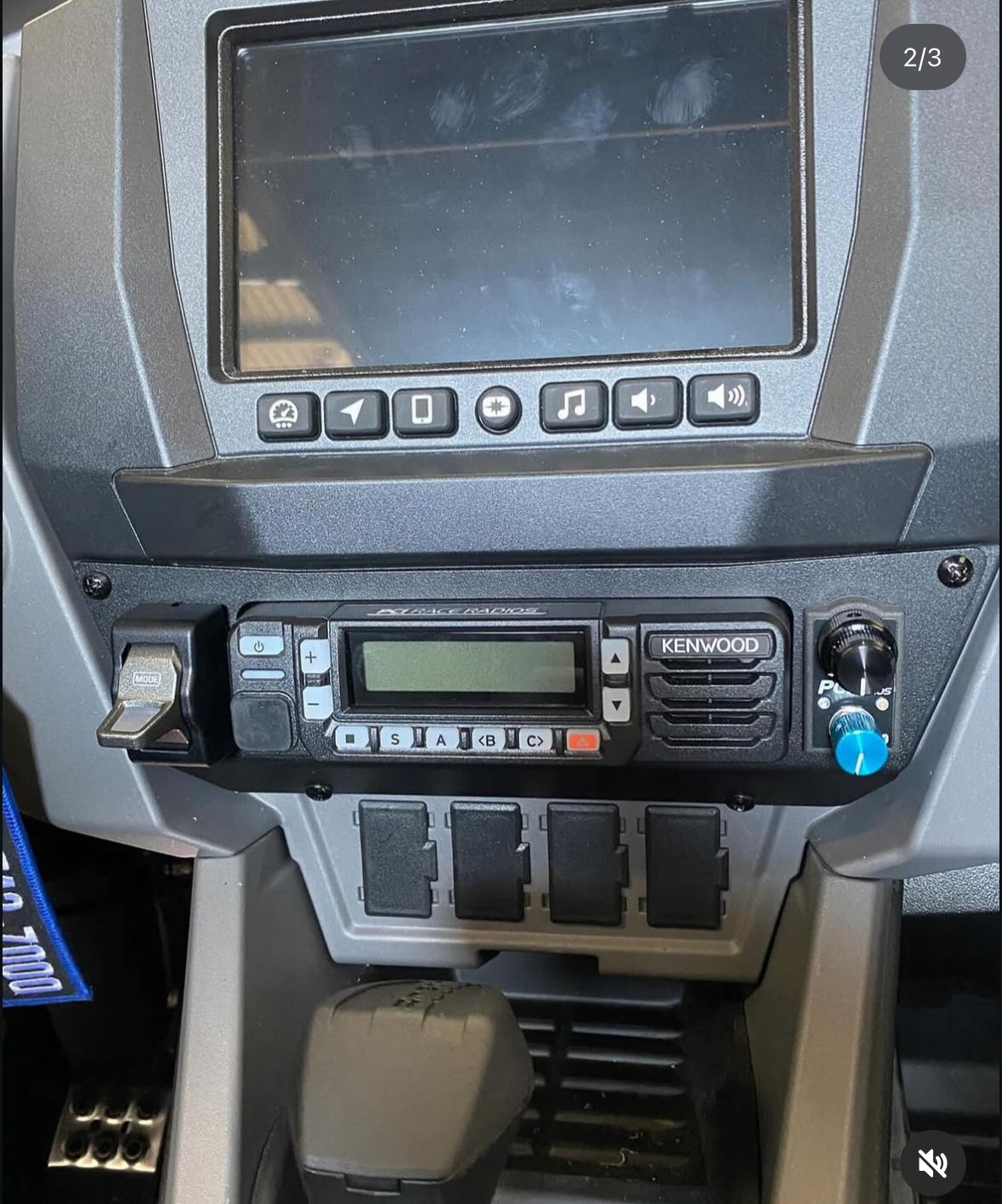 2025 Polaris RZR Pro R Single Deck Console Mount