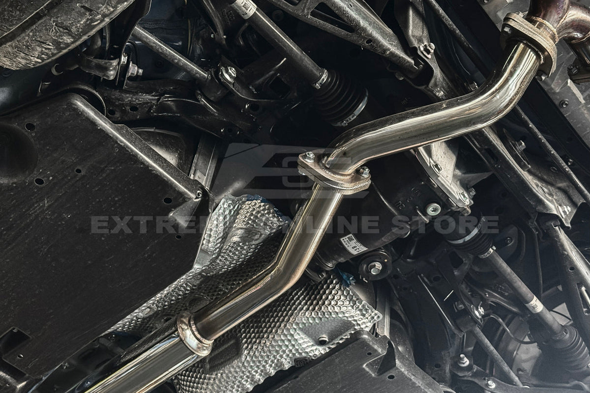 2022-Present Toyota GR86 Subaru BRZ BOSO Style Muffler Delete Axle Back Exhaust