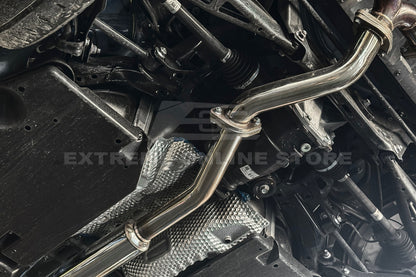 2022-Present Toyota GR86 Subaru BRZ BOSO Style Muffler Delete Axle Back Exhaust