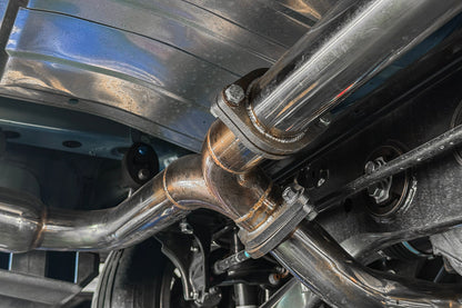 2022-Present Toyota GR86 Subaru BRZ BOSO Style Muffler Delete Burnt Tip Cat Back Exhaust