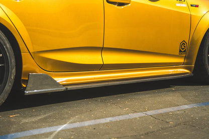 Carbon Fiber Side Rocker Extensions/ Side Skirt - Acura DE5 Integra Type S