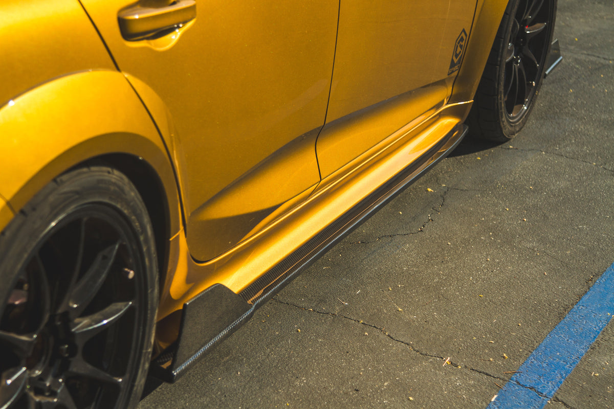 Carbon Fiber Side Rocker Extensions/ Side Skirt - Acura DE5 Integra Type S