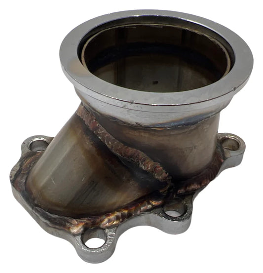 BULL BOOST 2.5" (63mm) V-Band Clamp Flange Turbo Downpipe Adapter (T25/T28/GT25/GT28)