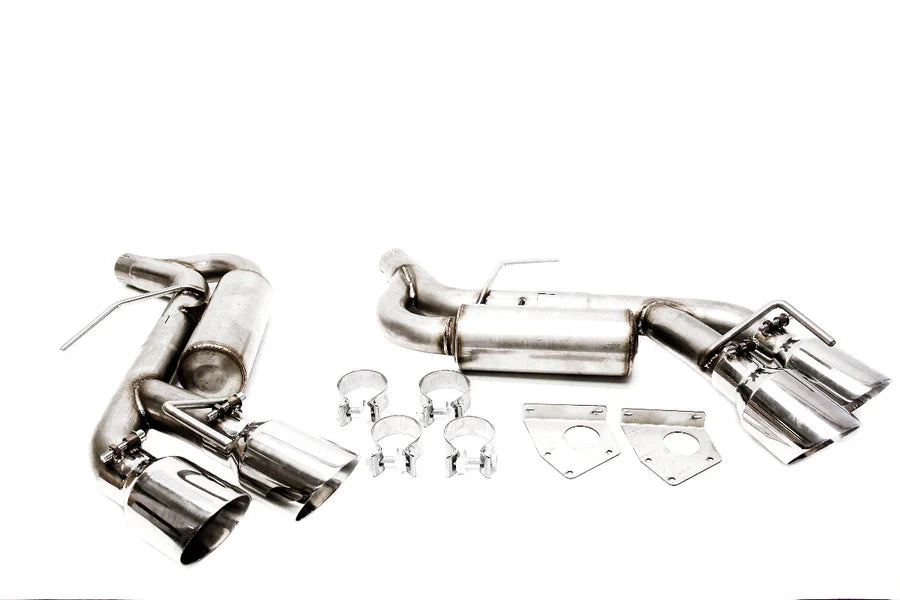 PLM Axle Back Muffler Delete – Chevy Camaro V6 3.6L (2016–2022) Stainless Steel Quad Tips