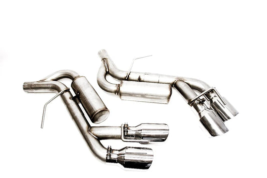 PLM Axle Back Muffler Delete – Chevy Camaro V6 3.6L (2016–2022) Stainless Steel Quad Tips