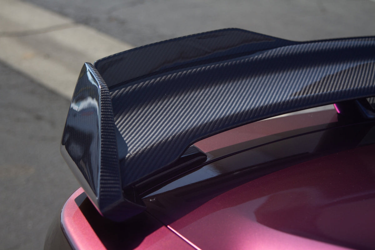 Carbon Fiber Spoiler with Gurney - Ford Mustang S650 Dark Horse 2024 - Current