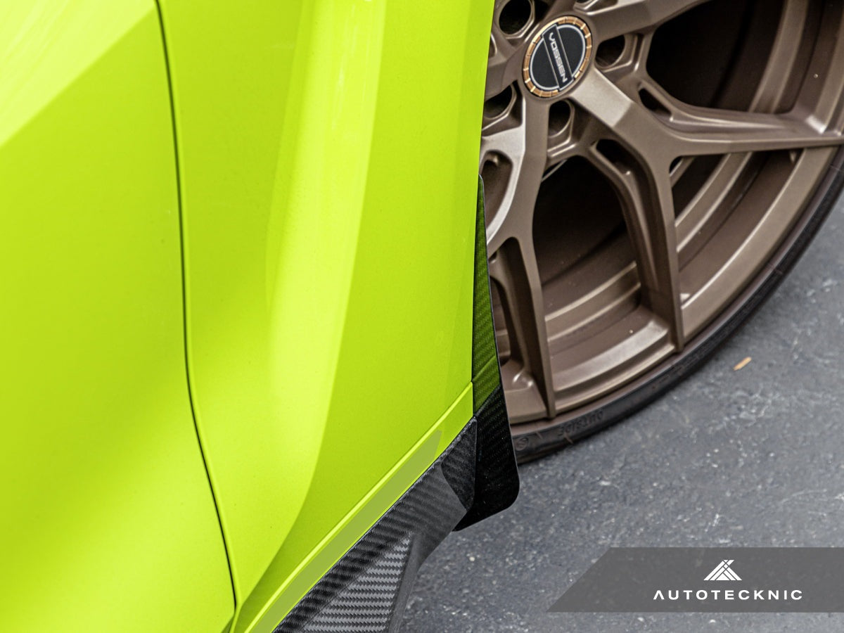 AutoTecknic Carbon Fiber Front Splash Guards - BMW G80 M3 | G82/ G83 M4