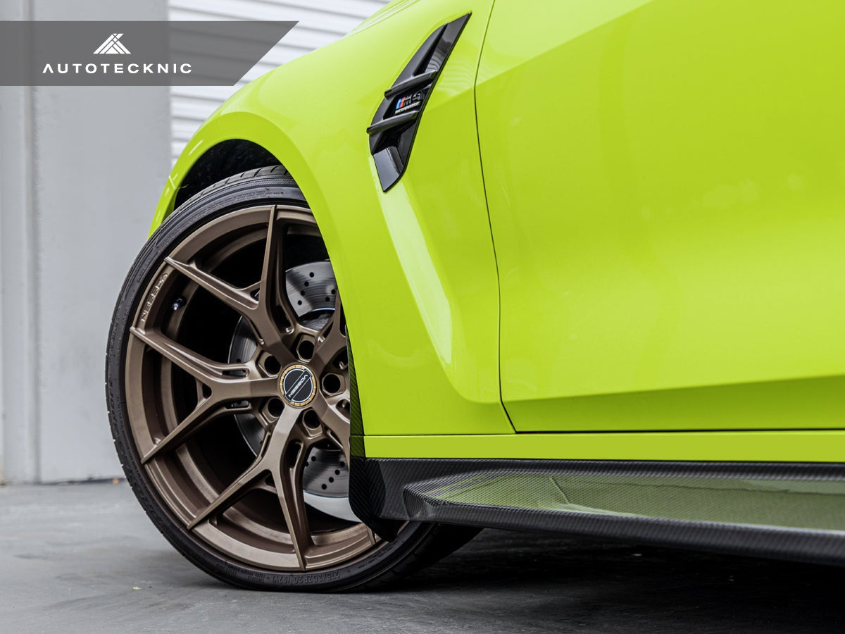 AutoTecknic Carbon Fiber Front Splash Guards - BMW G80 M3 | G82/ G83 M4
