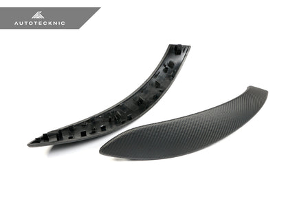 AutoTecknic Carbon Door Grip Handle Trim Set - BMW F30 3-Series | F32 4-Series