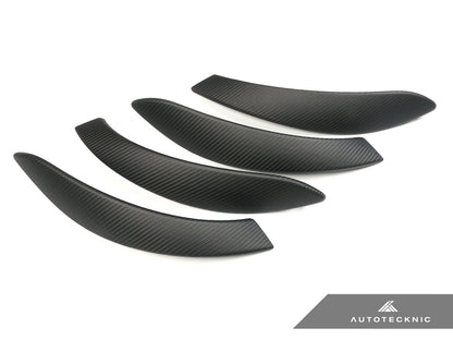 AutoTecknic Carbon Door Grip Handle Trim Set - BMW F30 3-Series | F32 4-Series