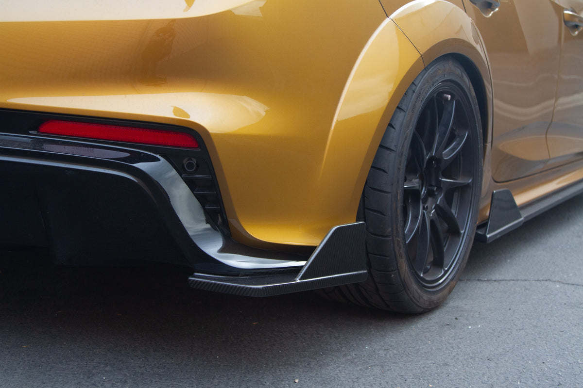 Carbon Fiber Rear Bumper Skirts - Acura DE5 Integra Type S
