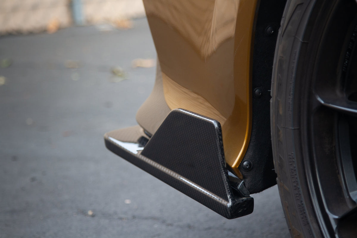 Carbon Fiber Rear Bumper Skirts - Acura DE5 Integra Type S