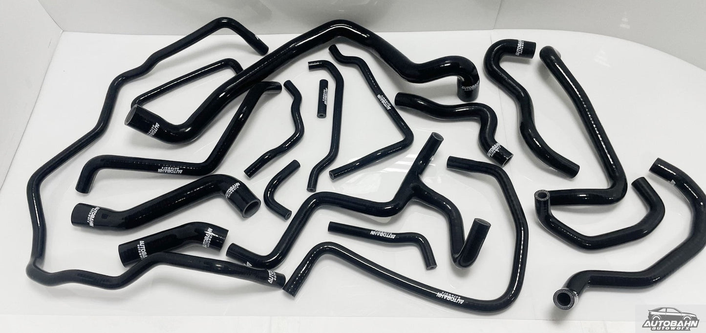 Autobahn Autoworx VW MK4 Golf / Jetta 1.9 TDI ALH Complete Silicone Coolant Hose Kit 1999-2003