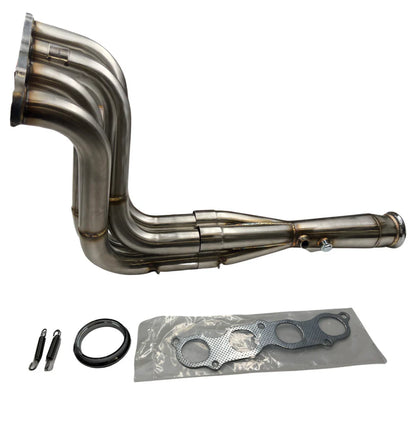 Bull Boost Performance K-Series K20/K24 Megaphone 4-1 Header Exhaust with 3" V-Band Downpipe – EG/EK/DC2 K-Swap Applications