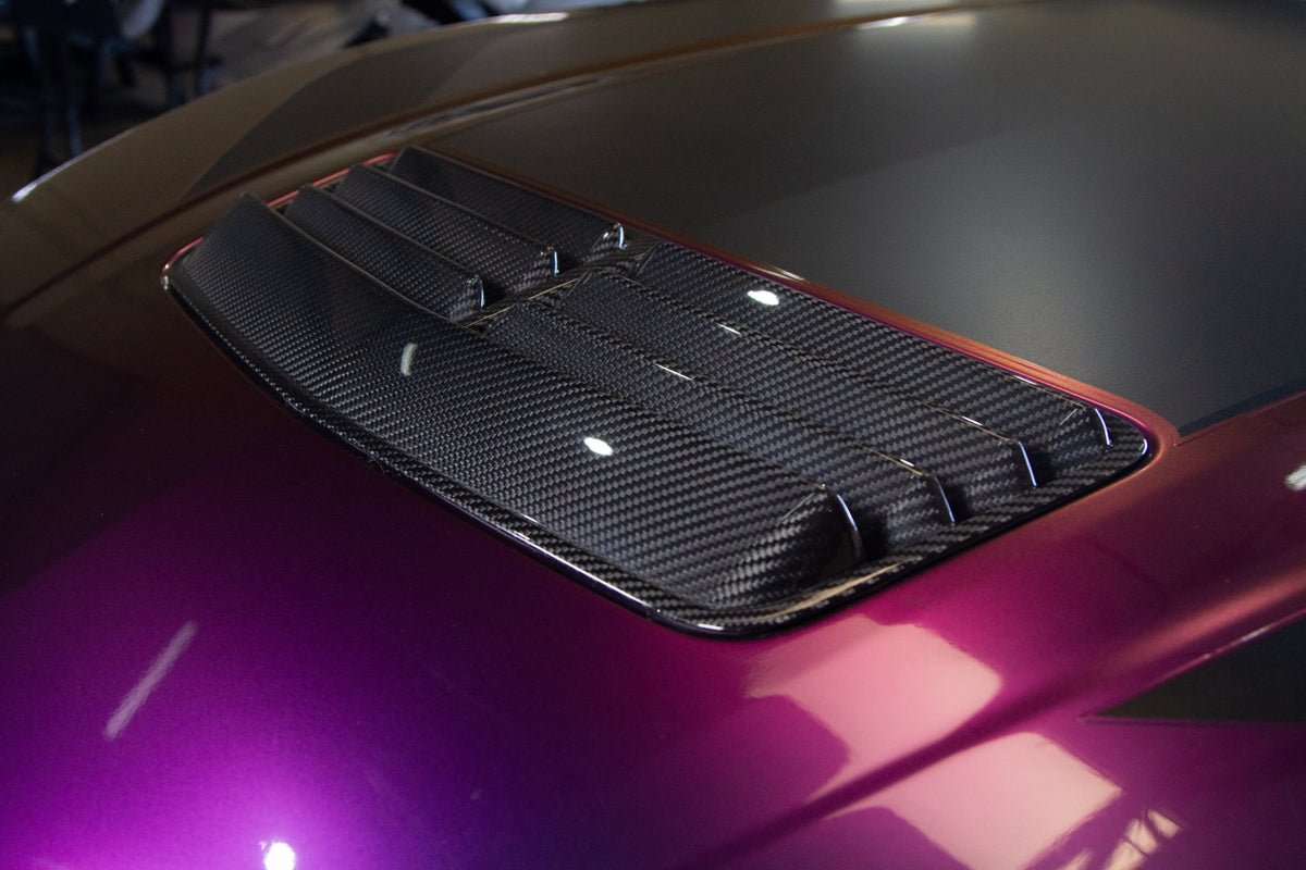 Carbon Fiber Hood Vent - Ford Mustang S650 2024 - Current