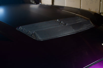Carbon Fiber Hood Vent - Ford Mustang S650 2024 - Current