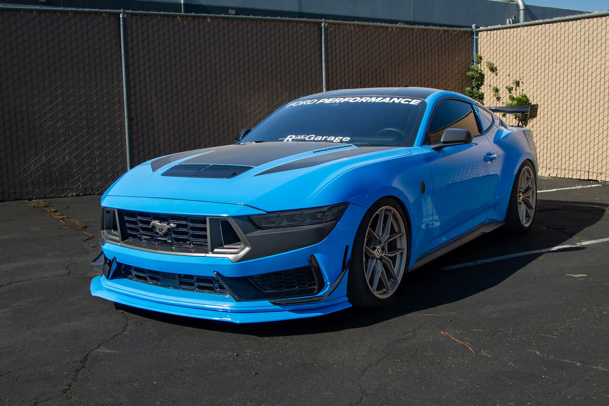 Carbon Fiber Front Bumper Canards - Ford Mustang S650 Dark Horse 2024 - Current (does not fit GT Bumper)