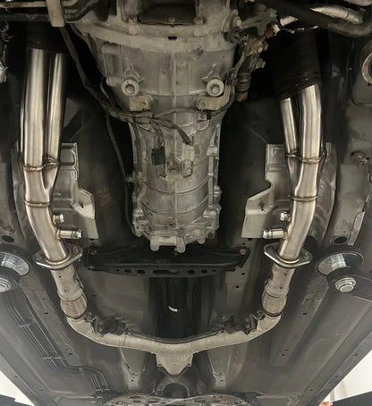 PLM Long Tube Headers Catted – Nissan VQ35DE / VQ35HR / VQ37VHR 350Z, G35, G37, 370Z