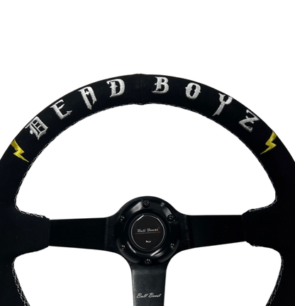 Deadboyz 350mm Steering Wheel + Short Hub Adapter Kit For Mustang Focus Fiesta Mazda