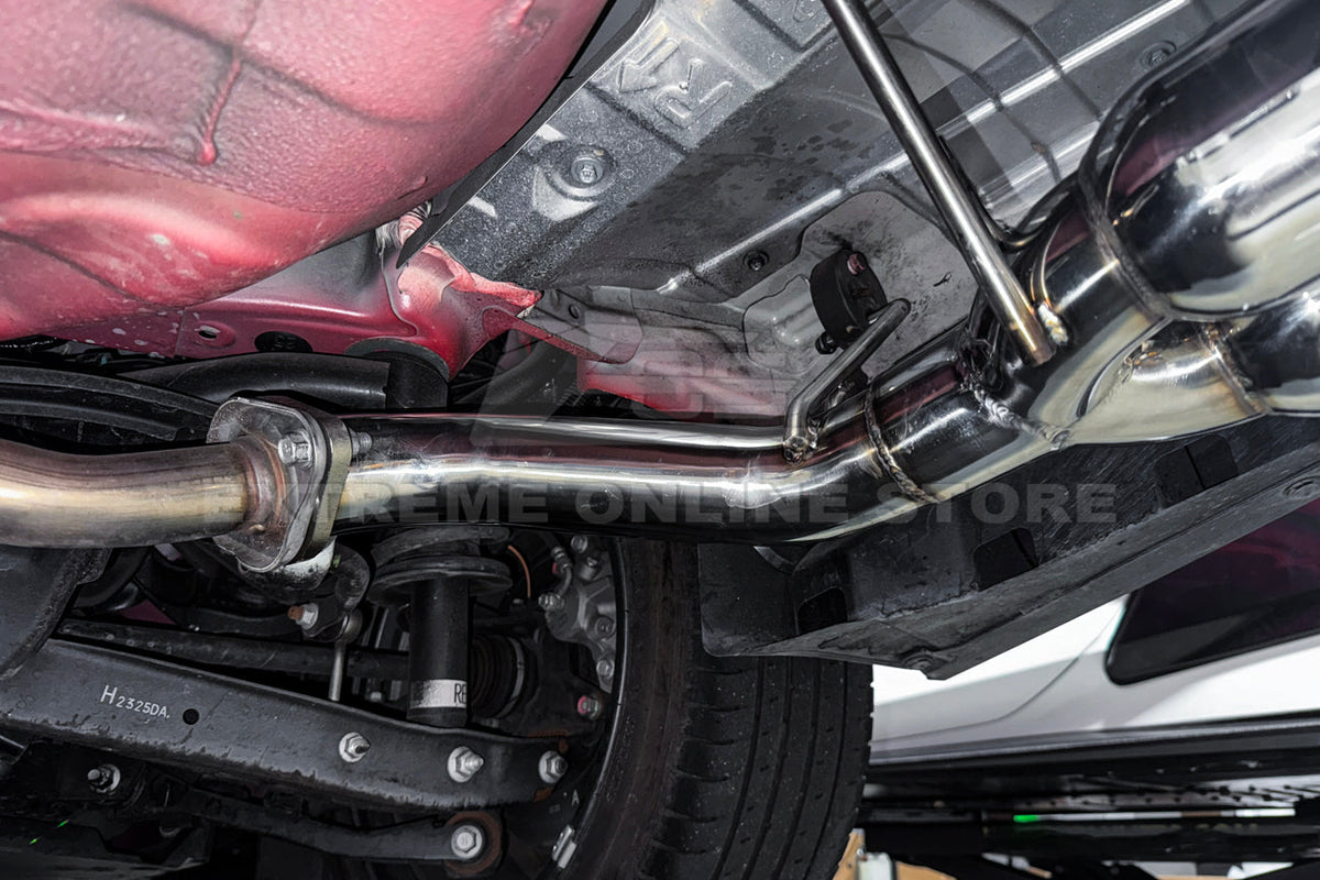 2022-Present Subaru WRX Muffler Delete Boso Burnt Tip Axle Back Exhaust