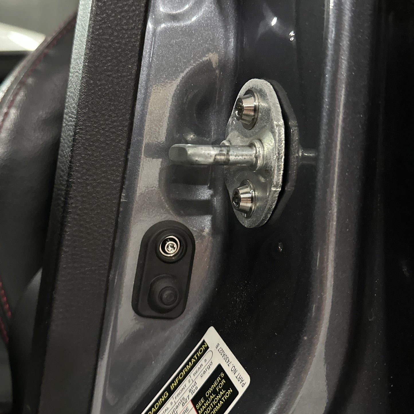 JDC Titanium Interior Door Hardware Kit | Mitsubishi Evo 8/9