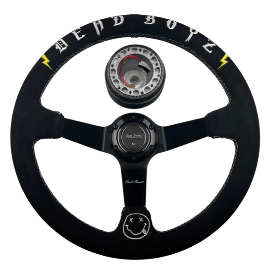 Deadboyz Steering Wheel + Hub Adapter for Toyota Chaser KE70 AE71 AE82 AE86 Supra Corolla