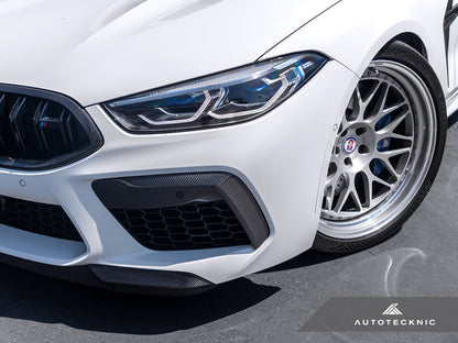 AutoTecknic Performance Dry Carbon Splitter Set - BMW F9X M8