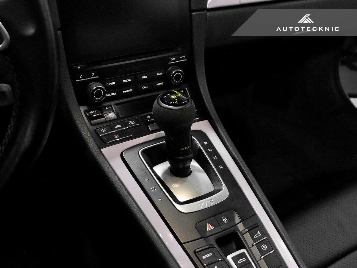 AutoTecknic Suede Shifter Knob - Porsche Boxster & Cayman (987.2 / 981) 2009–2016