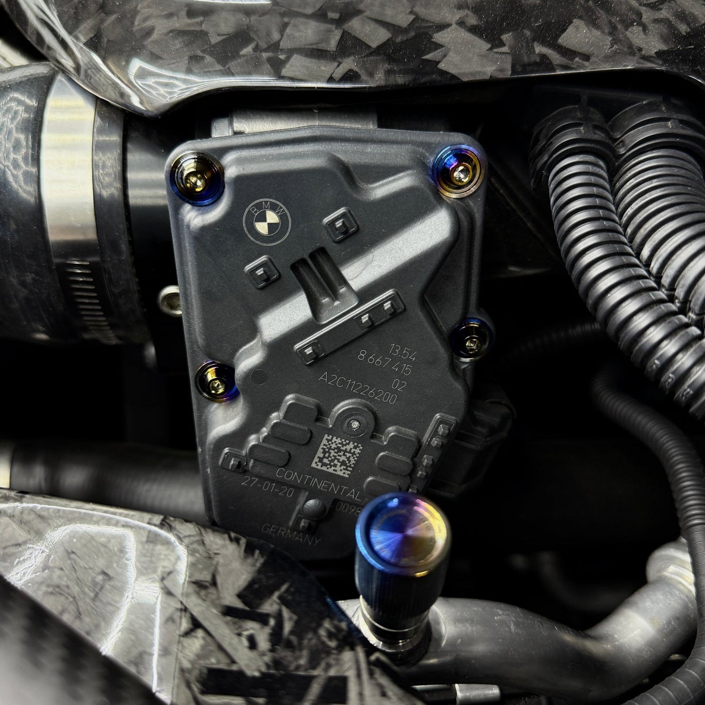 JDC Titanium Throttle Body Hardware Kit | A90 Toyota Supra