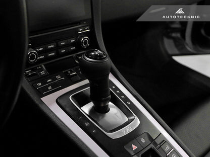 AutoTecknic Suede Shifter Knob - Porsche 718 Cayman & Boxster (982) 2016–2024