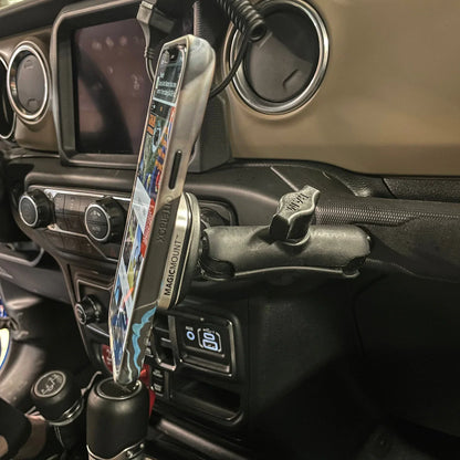 2020 - 2023 Jeep Wrangler Gladiator  Grab Bar Ball Mount