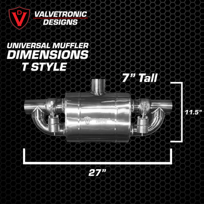 UNIVERSAL VALVED MUFFLER KIT