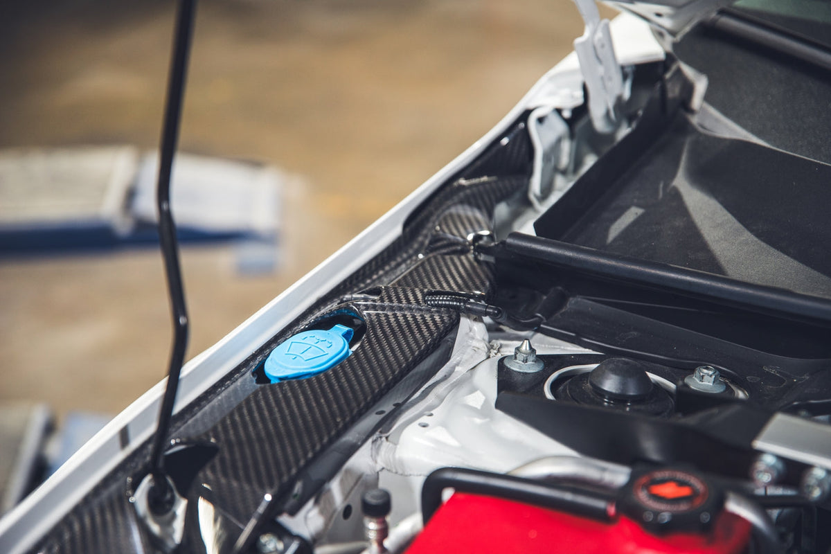 Carbon Fiber Radiator Cooling Plates - Acura DE5 Integra Type S & A Spec