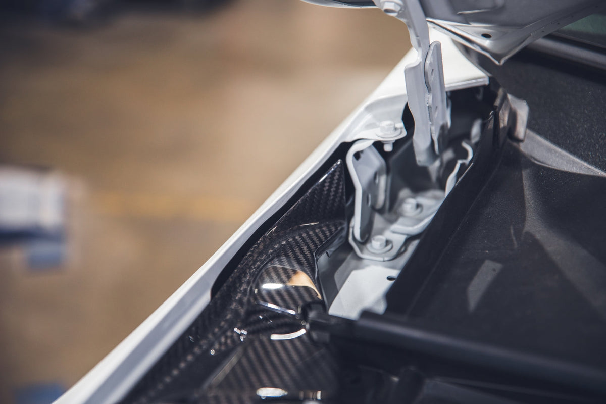 Carbon Fiber Radiator Cooling Plates - Acura DE5 Integra Type S & A Spec