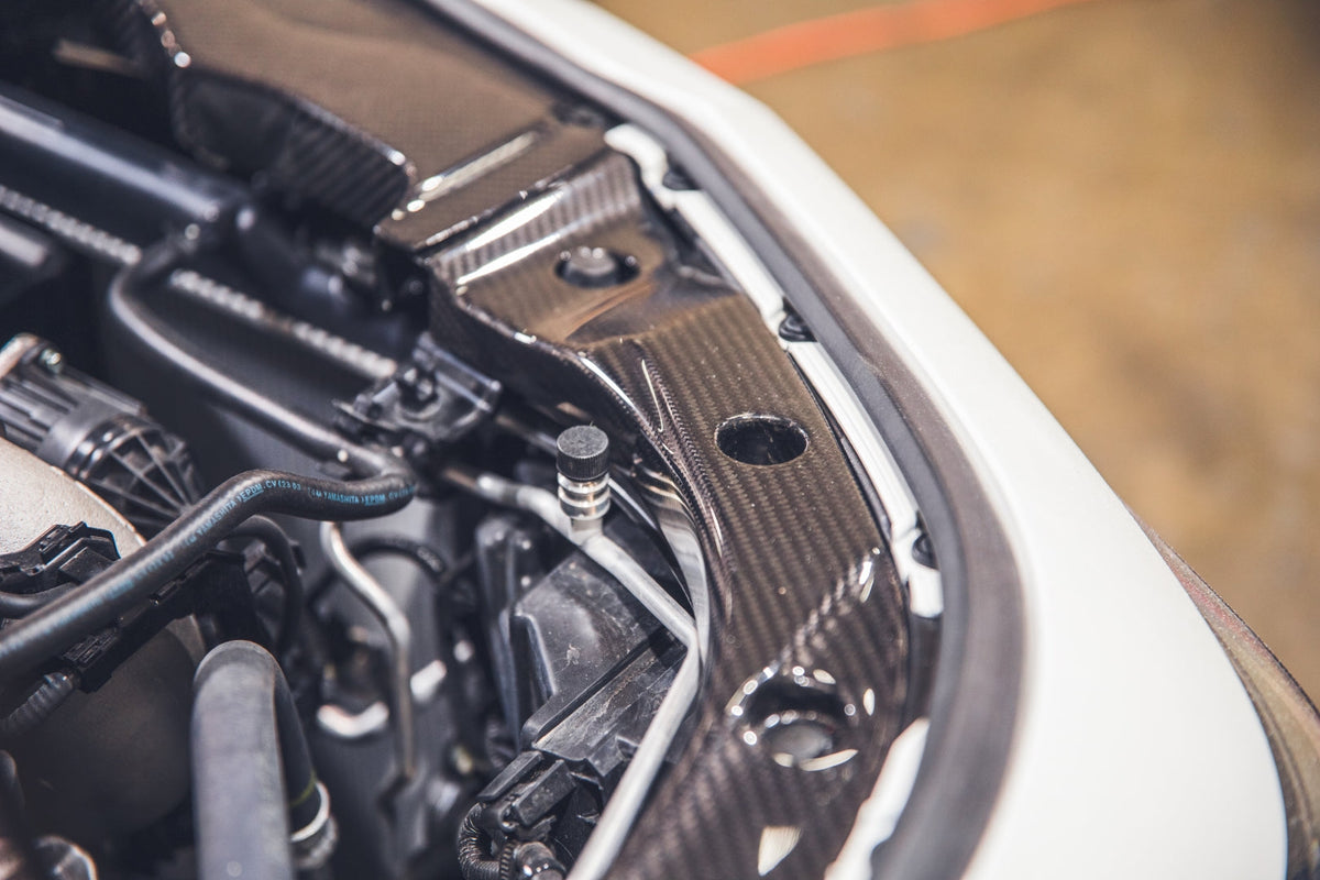 Carbon Fiber Radiator Cooling Plates - Acura DE5 Integra Type S & A Spec