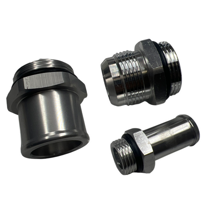 K20 K24 K Series Direct Water Pump Mount V2 Swivel Neck Thermostat Housing 16AN