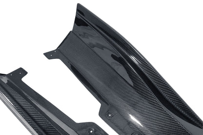Carbon Fiber Side Rocker Extensions/ Side Skirts - Chevrolet Corvette C8 Z06/ E Ray/ ZR1/ Grand Sport