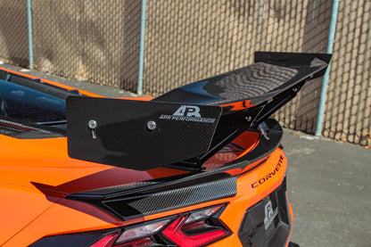 GTC-500 Carbon Fiber Adjustable Wing - Chevrolet Corvette C8 Convertible