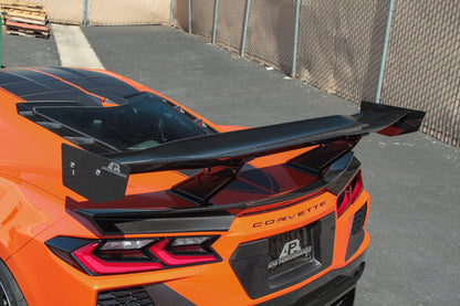 GTC-500 Carbon Fiber Adjustable Wing - Chevrolet Corvette C8 Convertible