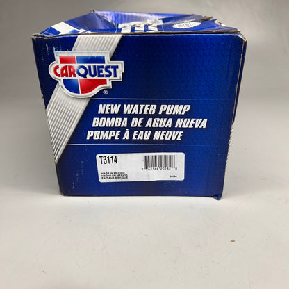 CARQUEST Engine Cooling Water Pump T3114 (New Other)