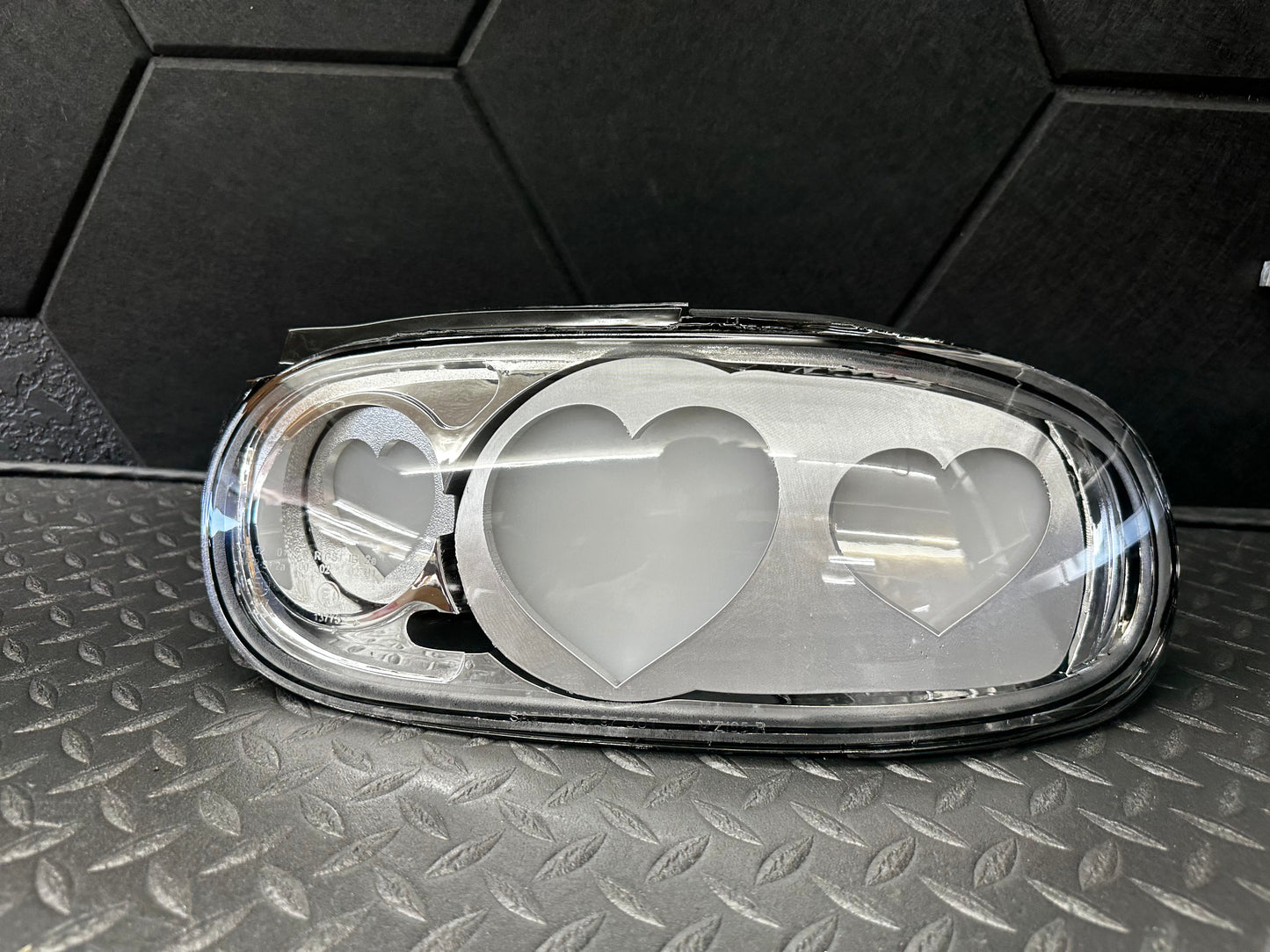 NTXGlow CLEAR Diffused Heart Tail Lights (1990-1997 Na Mazda Miata)