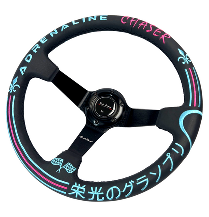Leather 350mm Steering Wheel + Hub Kit For Nissan Datsun 280Z 260Z 240Z 620 510 C10