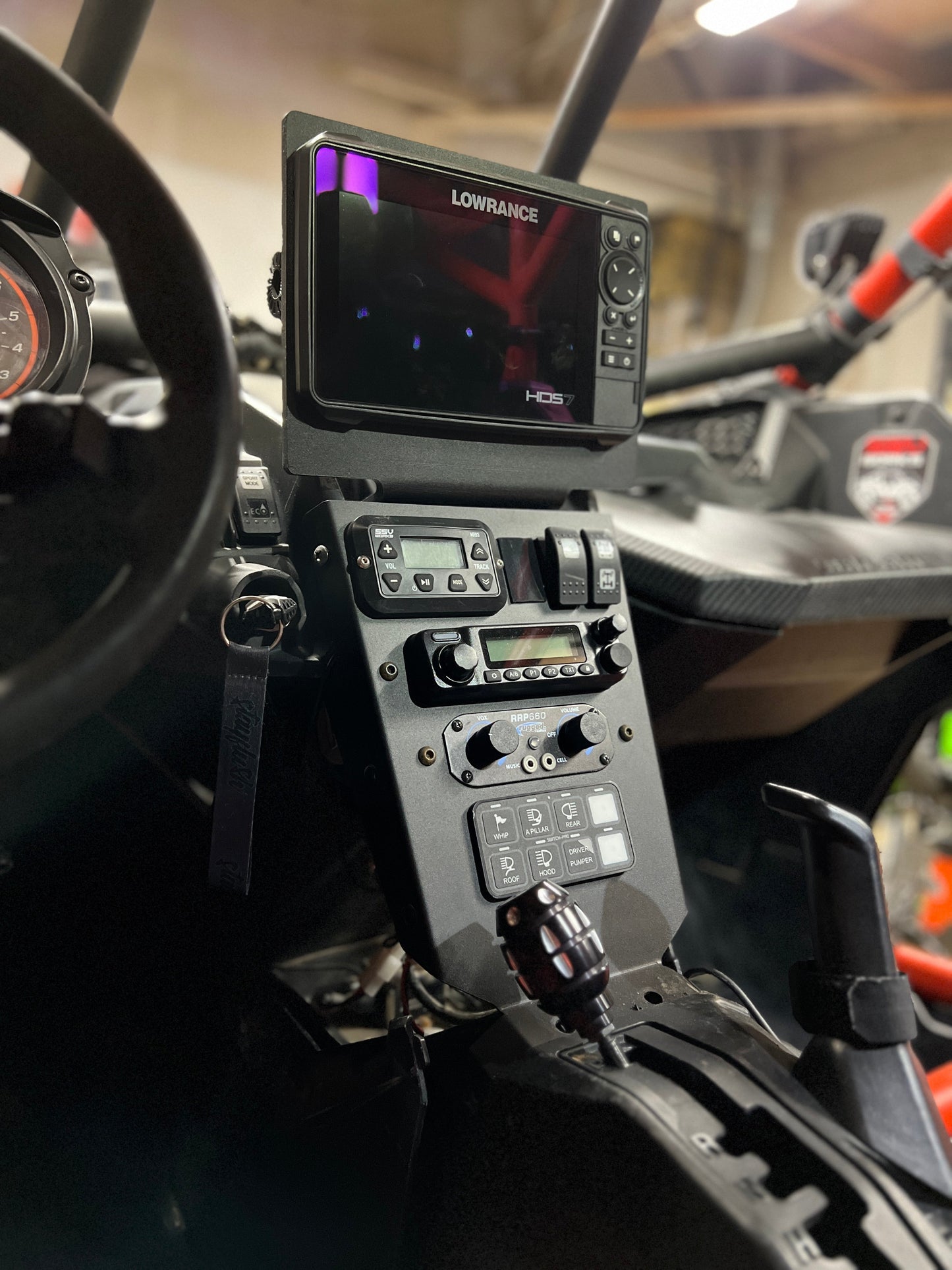 2017-2025 Can-Am X3 Lowrance HDS7 GPS Mount