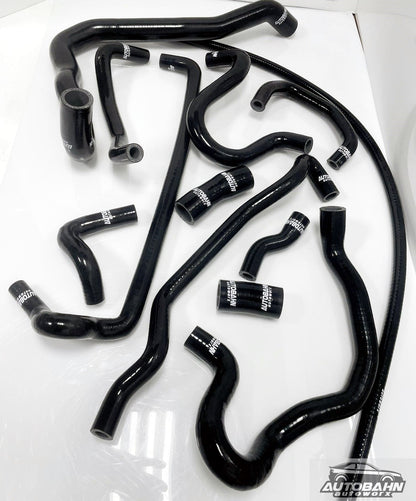 Autobahn Autoworx VW MK4 New Beetle 1.8T Complete Silicone Coolant Hose Kit (1998-2010) – Manual Transmission