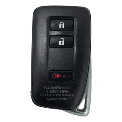 Lexus NX200 NX300 2015-2020 OEM 3 Button Smart Proximity Key HYQ14FBA AG 2110