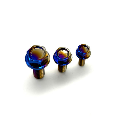 JDC Titanium Flush-Fit Hex Flange Bolts