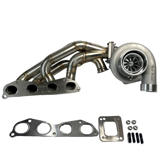 BULL BOOST K Series Sidewinder Manifold K20 K24 T4 .82 Billet Turbo K Swap Kit – 06-11 Civic Si / EP3 / DC2 / RSX