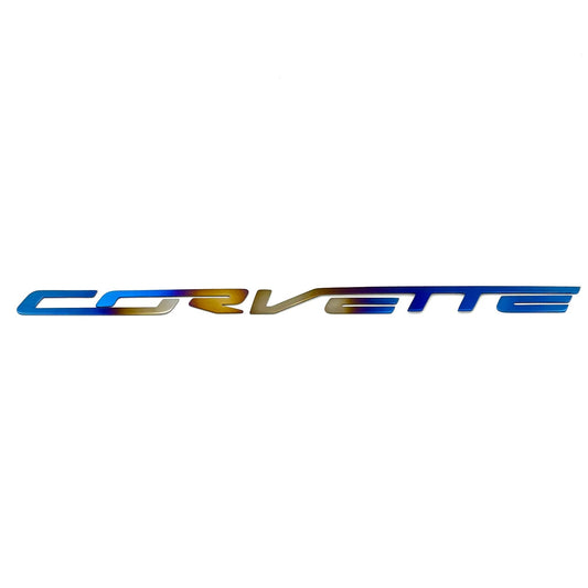 JDC Titanium "Corvette" Badge | 2014-2019 C7 Corvette