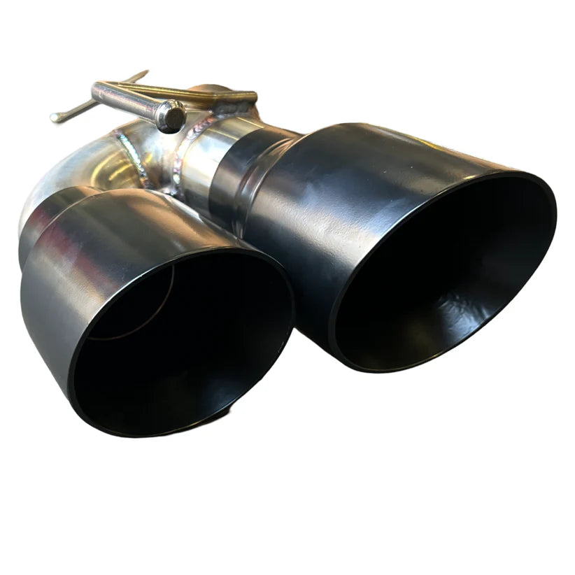 BULL BOOST PERFORMANCE 3” STAINLESS TRACK CATBACK EXHAUST SYSTEM CHEVROLET CAMARO SS / ZL1 / LT1 6.2L V8 (2016–2024) – TRACK EDITION (BLACK SMOKE TIPS)